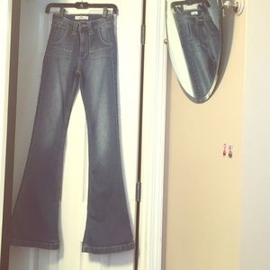 Wide leg jeans